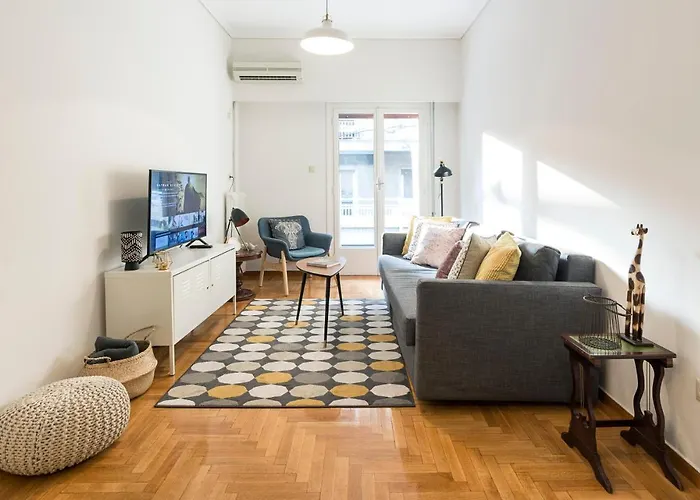 1 Km From The Acropolis 1 Bedroom Apt Netflix And Washing Machine